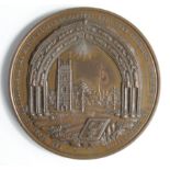 British Commemorative Medal, bronze d.53mm: Sir Charles Cockerell, Election Validated 1819, by J.