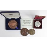 British Commemorative Medals (4): Victory of Jutland Bank 1916 by Spink, Eimer 1951a bronze EF,