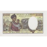 Djibouti 10,000 Francs P39b, (1984) Unc