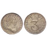 Maundy Threepence 1762 EF