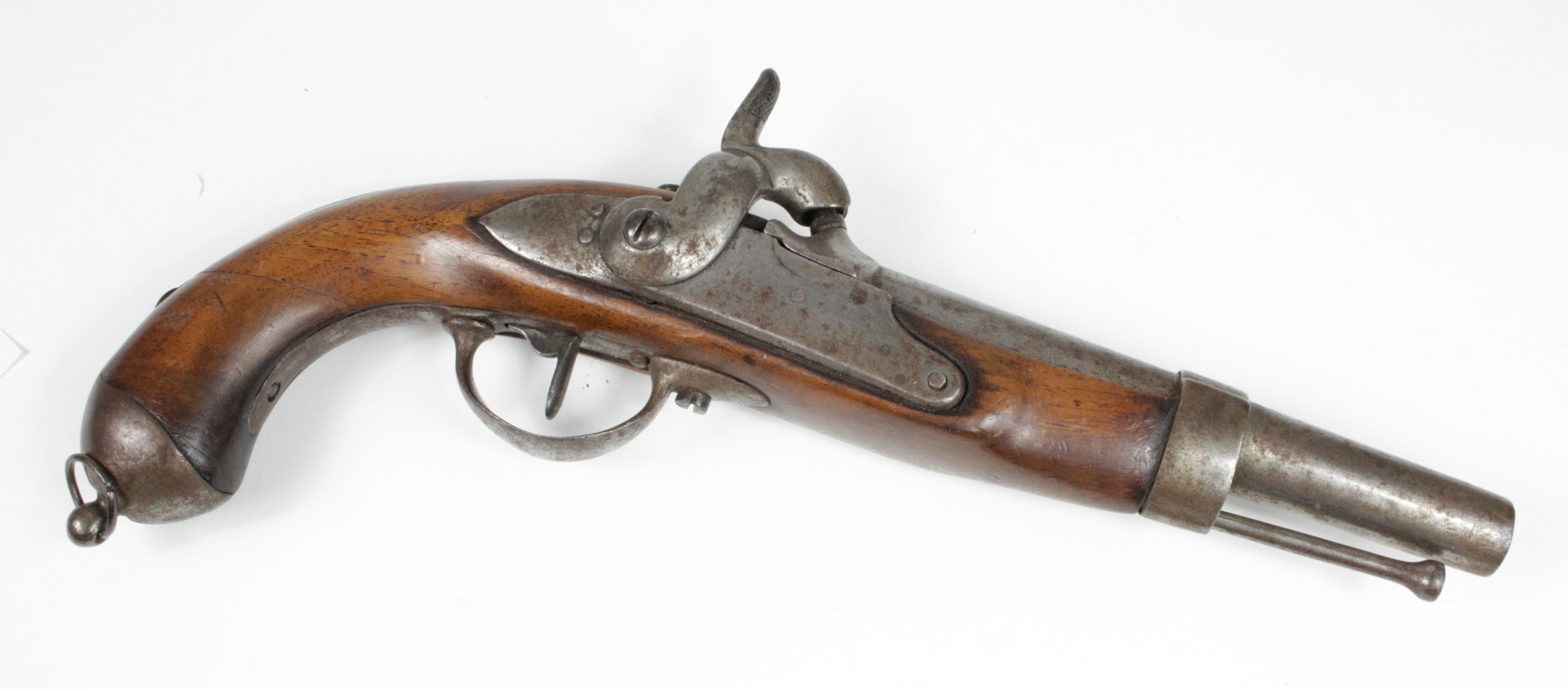 19th century continental Prussian military percussion pistol.