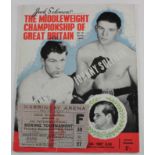 Boxing - Henry Cooper Programme for Boxing at Harringay Arena, rare collectors item as it was