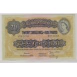 East African Currency Board 20 Shillings P35, (1/1/1955), PCGS graded 62 Unc rare