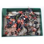 Britains. A collection of approximately thirty-five painted lead soldiers (sold as seen)