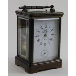 Brass five glass carriage clock by Rapport (model no. 2060), circa mid 20th century, dial reads '