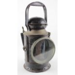 Railway interest. A British Rail lamp 'BR (W)', by C. Polkey Ltd, height 30cm approx.