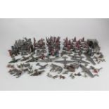 Lead Toys. A collection of early lead soldiers, farm animals, aeroplanes, etc.