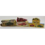 Dinky & Matchbox. Five boxed Dinky & Matchbox toys, comprising Dinky nos. 103 (Spectrum Patrol