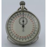 WWII British issue Military stop watch (Royal Navy), reverse marked with Military arrow 'T.P. 1/10',