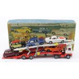 Corgi Toys Gift Set 41, 'Car Transporter & six cars' (complete), contained in original box