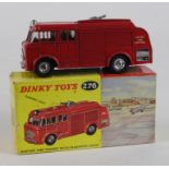 Dinky Toys no. 276, Airport Fire Tender with Flashing Kight (276), with instructions, contained in