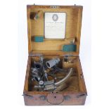 Hezzanith sextant by Heath & Co, Ltd, New Eltham, London, circa early 20th century, contained in