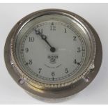 Smiths car dashboard clock, circa mid 20th century, dial diameter 80mm approx. (untested)
