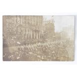 Suffragettes, USA, scarce sepia R/P postcard, Suffragettes March Washington, postally used, 5th