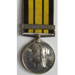East and West Africa Medal clasp Witu 1890, awarded to Leading Seaman S. E. Lane, H. M. S.