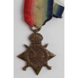 1915 star to Lieut A D H Young RNR (HMS Centurion).