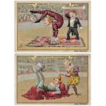 Liebig complete set The Circus S212 German text cat value £120