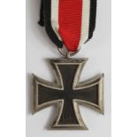 German WW2 Iron Cross 2nd Class, maker marked '3'.