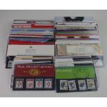 GB - Presentation Packs in box, some useful noted, eg Pack 18. Small number of shorter format Packs.