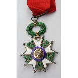 France 3rd Republic Legion of Honour, Commander grade. Tiny chips to blue enamel noted