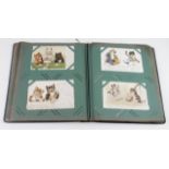 Original selection in vintage album, mainly cats by Lois Wain, Boulanger, etc, children & royalty