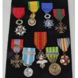 French WW2 & Vietnam medal group inc WW2 Legion of Honour, Knights Order, Medaille Militaire, 1939