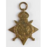 1914 star 3-8276 Pte J H Brown 2/Suff R. GVF