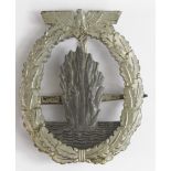 German WW2 Minesweeper badge, no makers mark