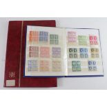 GB - range of early QE2 unmounted mint commemoratives (slight foxing noted) in two stockbooks,