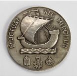 British / French Science Related Medal, silver d.49.5mm: 'Ville de Paris', City of Paris silver
