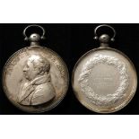 British Commemorative Medal, silver (with frosted finish) d.49mm: Samuel Fereday / A Friend to His