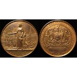 British Exhibition Medal, gilt-bronze d.64mm: Glasgow East End Industrial Exhibition 1903-4 prize