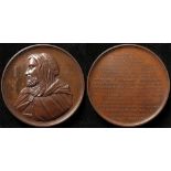 British / Algerian Commemorative Medal, bronze d.57.5mm: Abd-el-Kader, The Sovereign of Oran, by