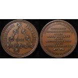 French Commemorative Medal, bronze d.50mm: Provisional Government of 1848, unsigned, EF