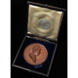 British Commemorative Medal, bronze d.44mm: Death of William Pitt 1806, by B. Wyon, unlisted in