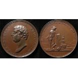 British Commemorative Medal, bronze d.42mm: Death of the Duke of Bedford (agriculturalist) 1802, a