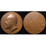 British Commemorative Medal, bronze d.66mm: The Swim from England to France Sep. 5-6 1911 by T.W.
