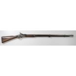 Enfield 1870 three band rifle, barrel stamp 'Steel' and with several other stamps inc 'WD' and