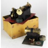 Two Bowman stationary engines & an original Bowman box (sold as seen)