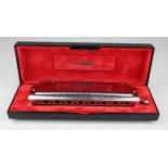 M. Hohner Larry Adler Professional 16 Harmonica, in original case