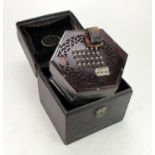 Forty-eight button concertina by C. Wheatstone & Co. (no. 27470), circa early 20th Century,