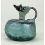 Ancient Sassanian- Early Islamic (ca.700 AD) pouring jug with handle - restored 95mm
