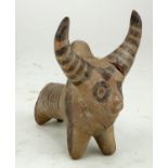 Indus Valley (ca.3200 BC - 2000 BC) painted terracotta bull 90 mm