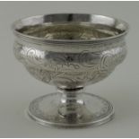 William IV small silver footed bowl. Hallmarks are a bit worn but readable. They read Jos. &