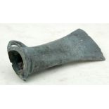 Celtic Bronze Age (ca.800 BC) socketed and looped bronze axe head with superb patina 90mm