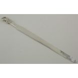 George III silver skewer - marks are rubbed but prob. London 1782. Weight 2.5 oz approx. Length