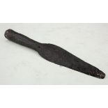 Ancient Celtic iron Age (ca.100 BC) iron socketed spear 175mm