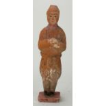 Ancient Chinese Tang Dynasty (AD 618-907) court lady figurine with ogirinal colour pigments 260mm