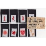 Trade silks, Anon ( Cash & Co), Sturdy Pictorial Nursery Identity labels (with a packet of issue),