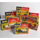 Dinky Toy Emergency Service Vehicles, 267 Paramedic Truck, 263 Airport Fire Rescue Tender, 266 ERF